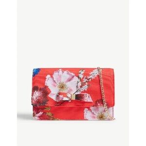 TED BAKER BERRY SUNDAE BOW EVENING BAG W MIRROR. 155842